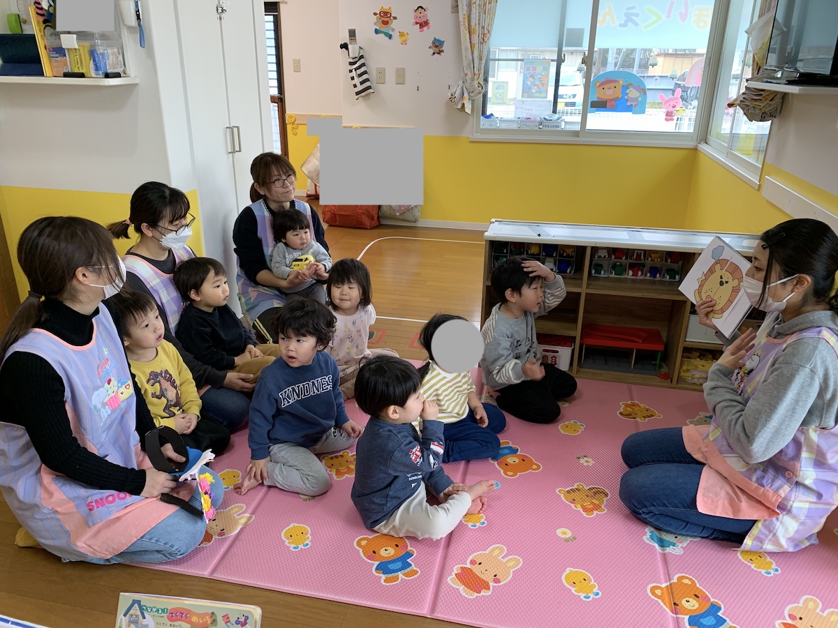 豆まきの様子